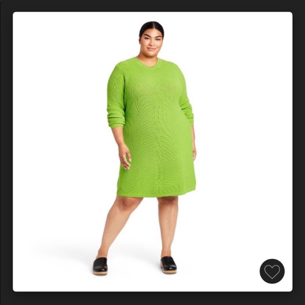 Designer sweater dress